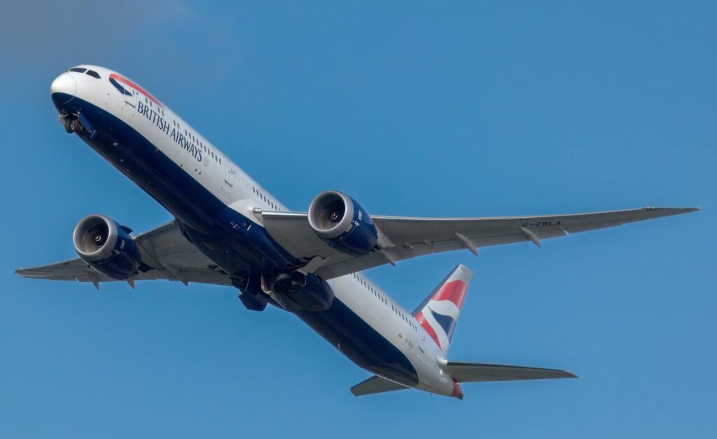 British Airways airplane emergency