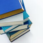 stack of diverse finance books